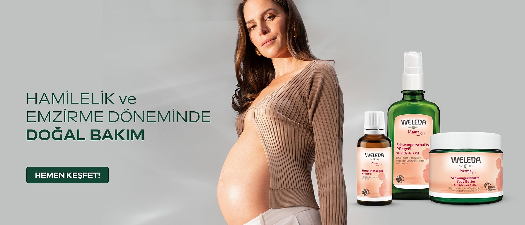 weleda doğal hamile ve emziren anne bakım ürünleri